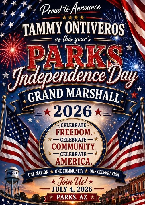 Parks Independence Day 2026 — Grand Marshall Tammy Ontiveros